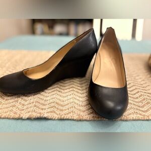 Jessica Simpson Black Wedge Shoes